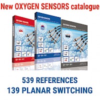 range completed planar switching O2 sensors